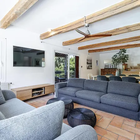 Villa 5 Bdr - Swimmingpool - Ac - Parking Antibes
