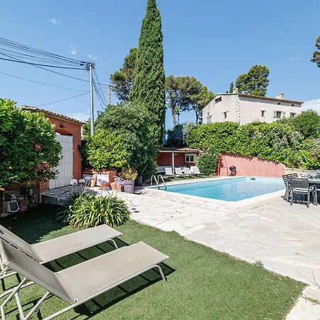 5 Bdr - Swimmingpool - Ac - Parking Villa Antibes