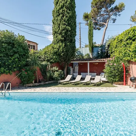 5 Bdr - Swimmingpool - Ac - Parking Villa Antibes