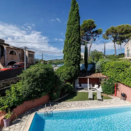 Villa 5 Bdr - Swimmingpool - Ac - Parking Antibes